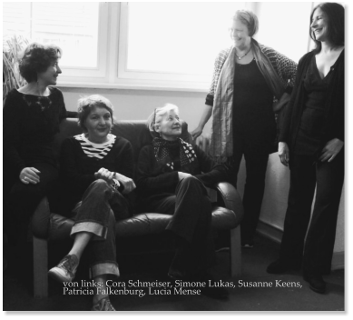 von links: Cora Schmeiser, Simone Lukas, Susanne Keens, Patricia Falkenburg, Lucia Mense